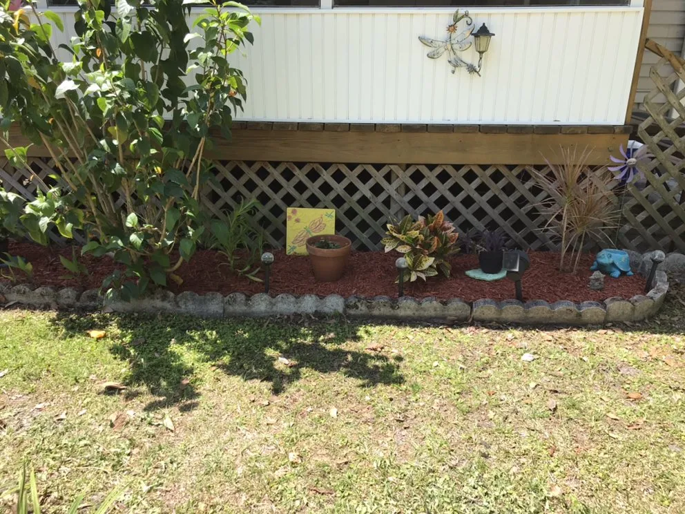 Custom garden landscaping for homes across Lakeland, FL - Center State Lawn Care