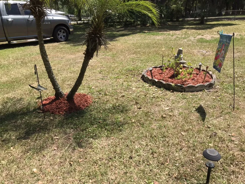 Professional yard cleanup service for residential properties in Lakeland, FL by Center State Lawn Care