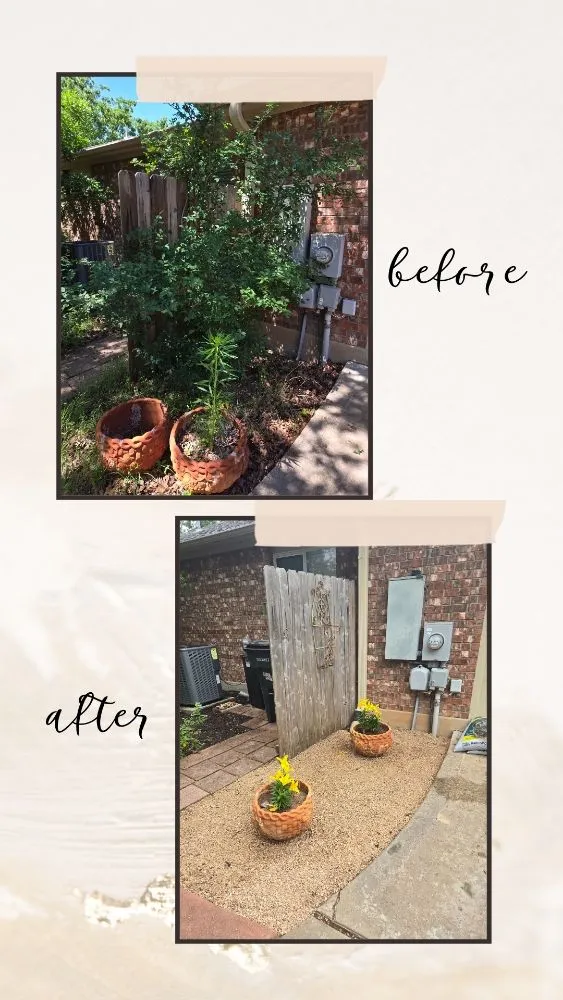 Affordable yard cleanup service in Liberty Hill, TX by CenTex Yard Services