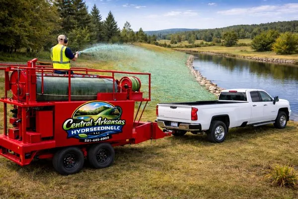 Central Arkansas Hydroseeding Logo