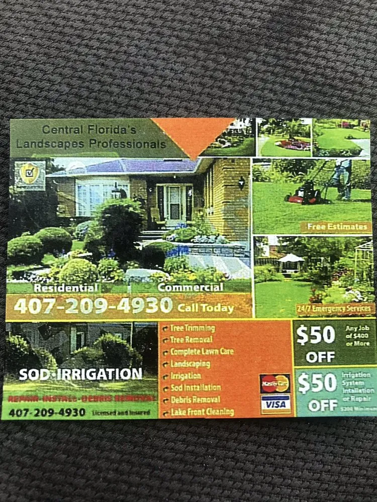 Expert lawn care service for homes in Orlando, FL by Central Florida's Landscape Professionals