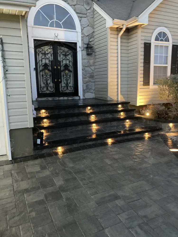 Local landscape installation for outdoor upgrades in Warren, NJ by Central Jersey Paving & Masonry