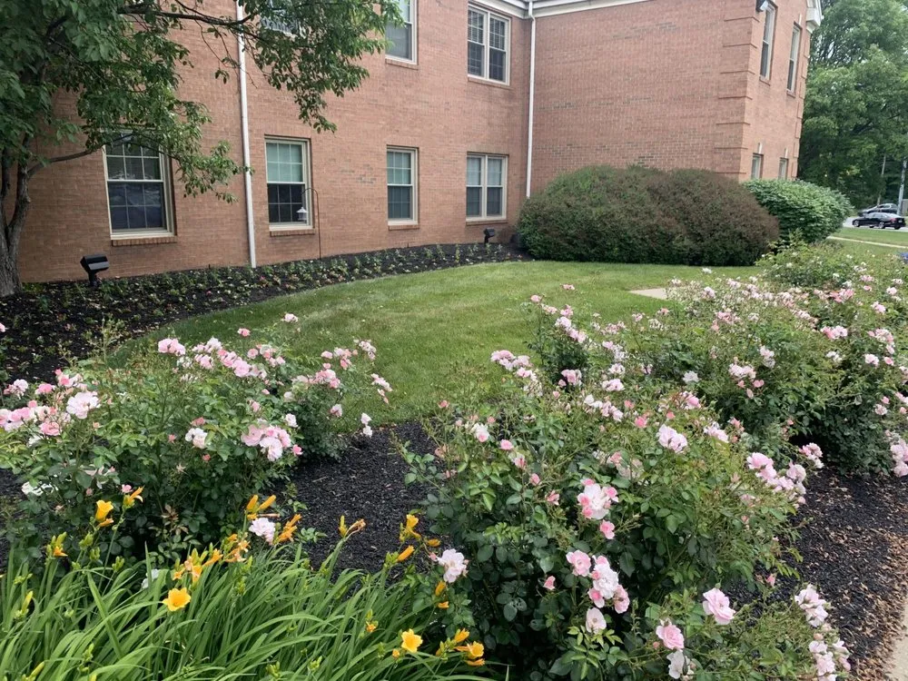 Professional garden landscaping in Hilliard, OH by Central Liberty Properties