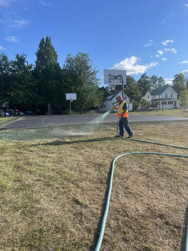 Local yard maintenance in Oakland, ME by Central Maine Hydroseeding
