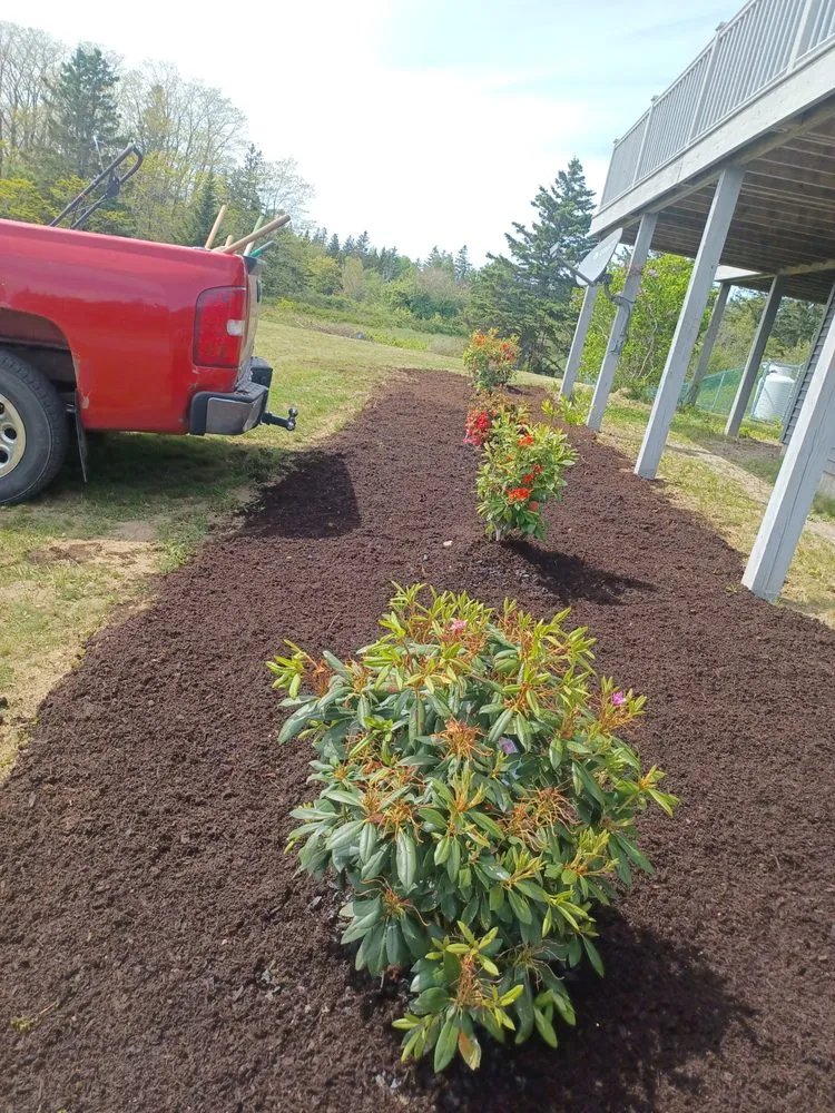 Local garden landscaping in Winslow, ME by Central Maine Mowing