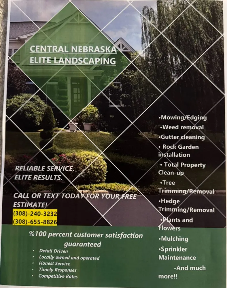 Custom garden landscaping in Kearney, NE - Central Nebraska Elite Landcaping