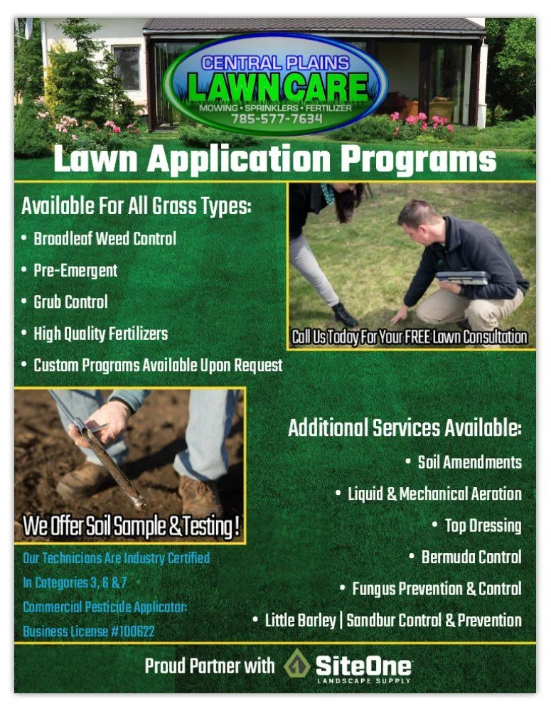Professional landscape design for residential properties in Salina, KS by Central Plains Lawn Care