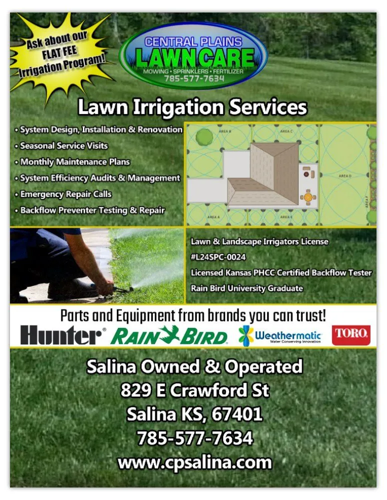 Custom landscape design in Salina, KS - Central Plains Lawn Care