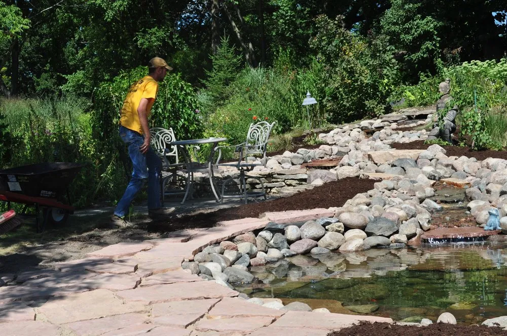 Custom landscaping services in Waukesha, WI by Central Services