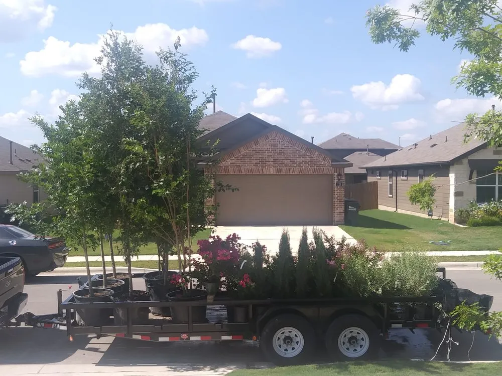 Affordable landscape design with custom design in San Marcos, TX by Central Texas Enterprise Hauling