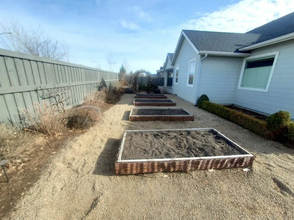 Custom garden landscaping for year-round maintenance in Meridian, ID by Century Lawn Care