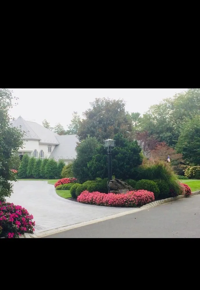 Professional outdoor landscaping with custom design in Toms River, NJ by Cerami Lawns