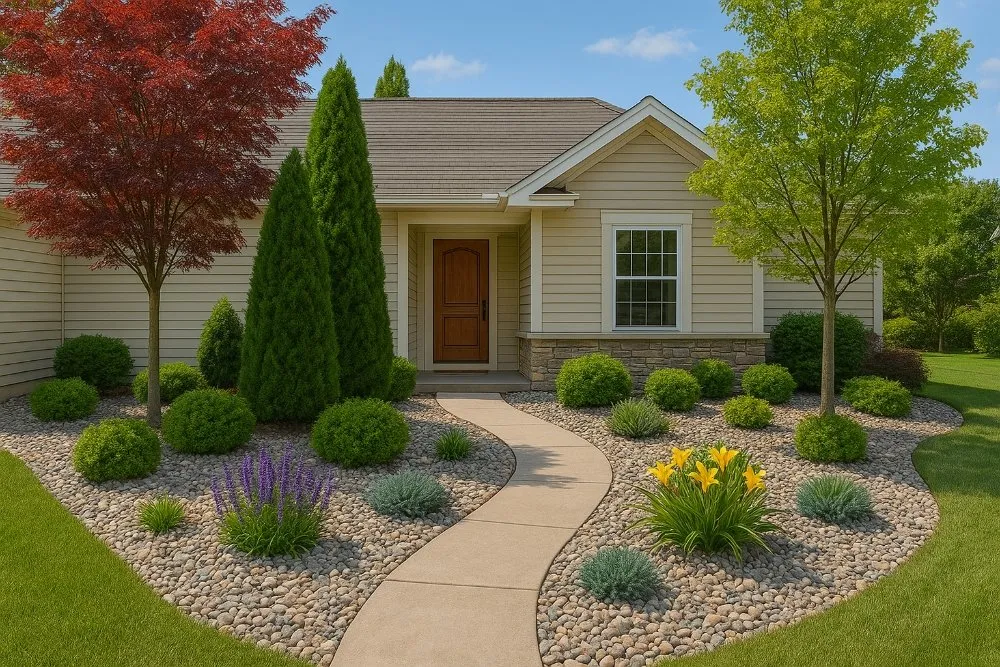 Custom lawn care service with custom design in Osage Beach, MO by Cerbero Landscaping & Clearing