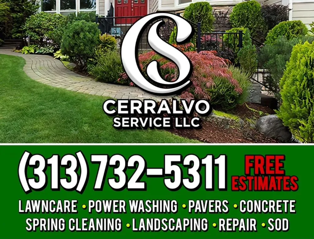 Custom garden landscaping in Detroit, MI by Cerralvo Service