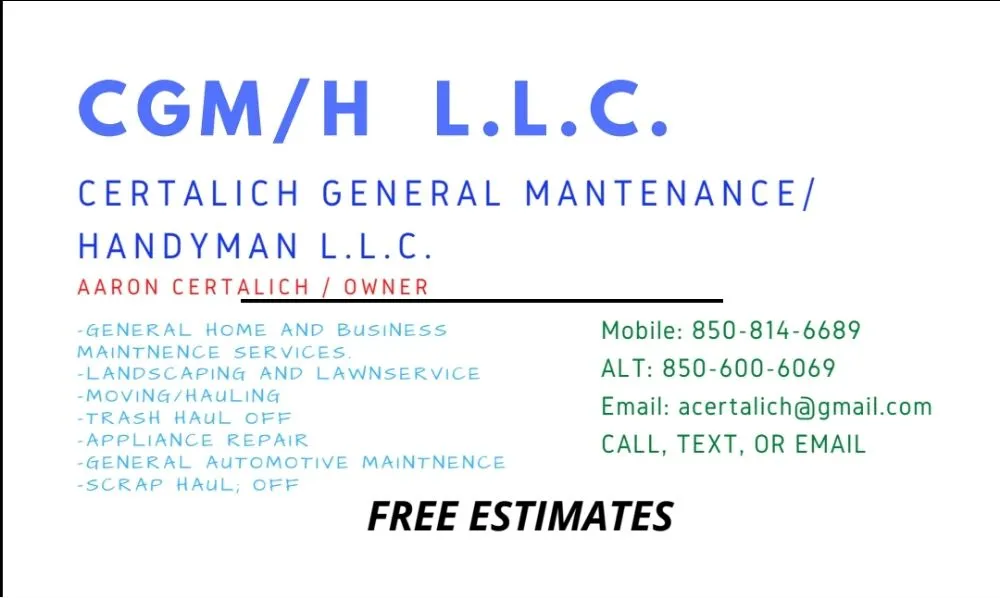 Professional landscape installation in Panama City, FL by Certalich General Maintenance Handyman