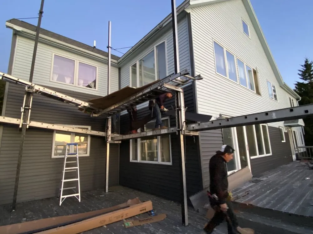 Custom yard cleanup service in Westbrook, ME by Certified Contracting