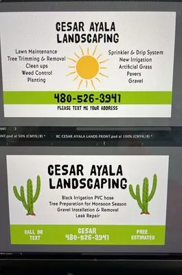 Cesar Ayala Landscaping Logo