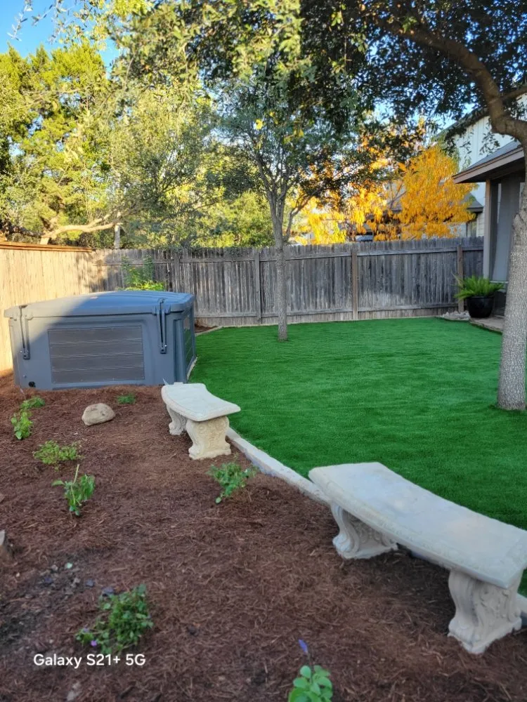 Trusted garden landscaping with custom design in Spicewood, TX by Cesar Godinez Services