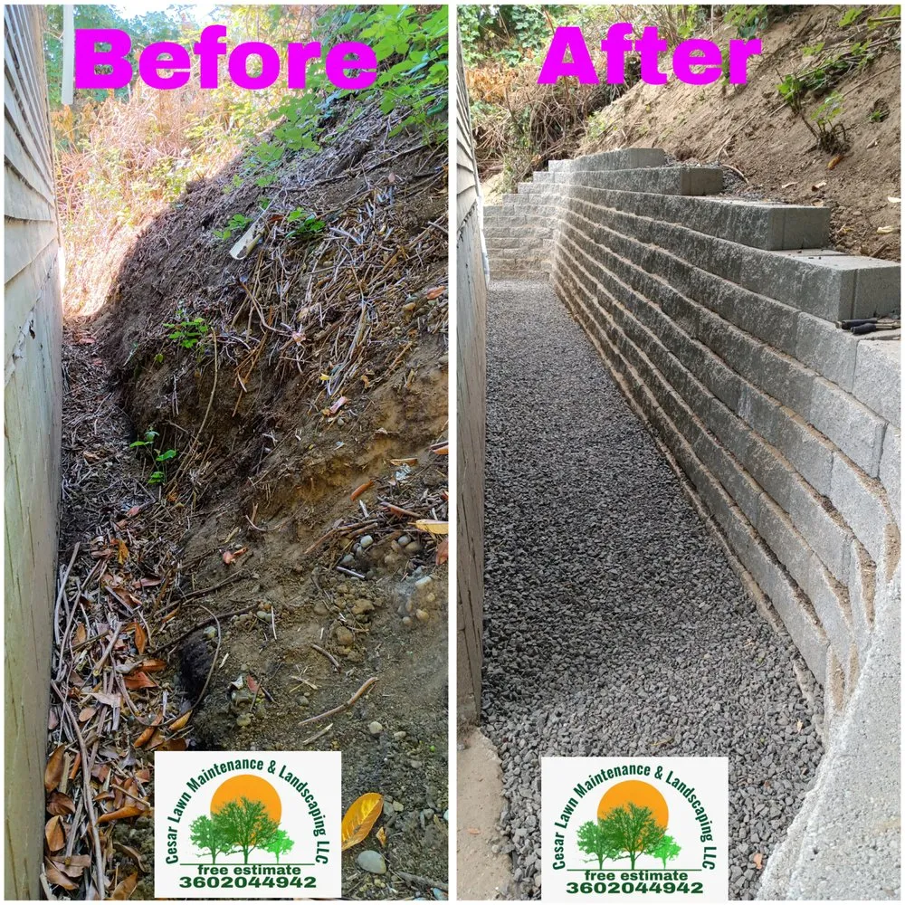 Trusted landscape installation experts serving Bremerton, WA - Cesar Lawn Maintenance & Landscaping