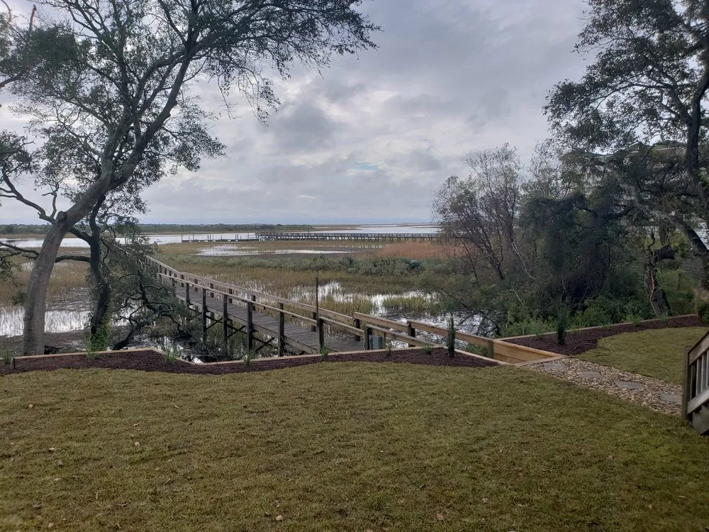 Professional outdoor landscaping in Calabash, NC by Cesar's Lawn Care