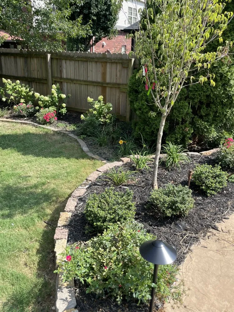 Expert garden landscaping for beautiful yards in Lowell, AR by Cew Landscape