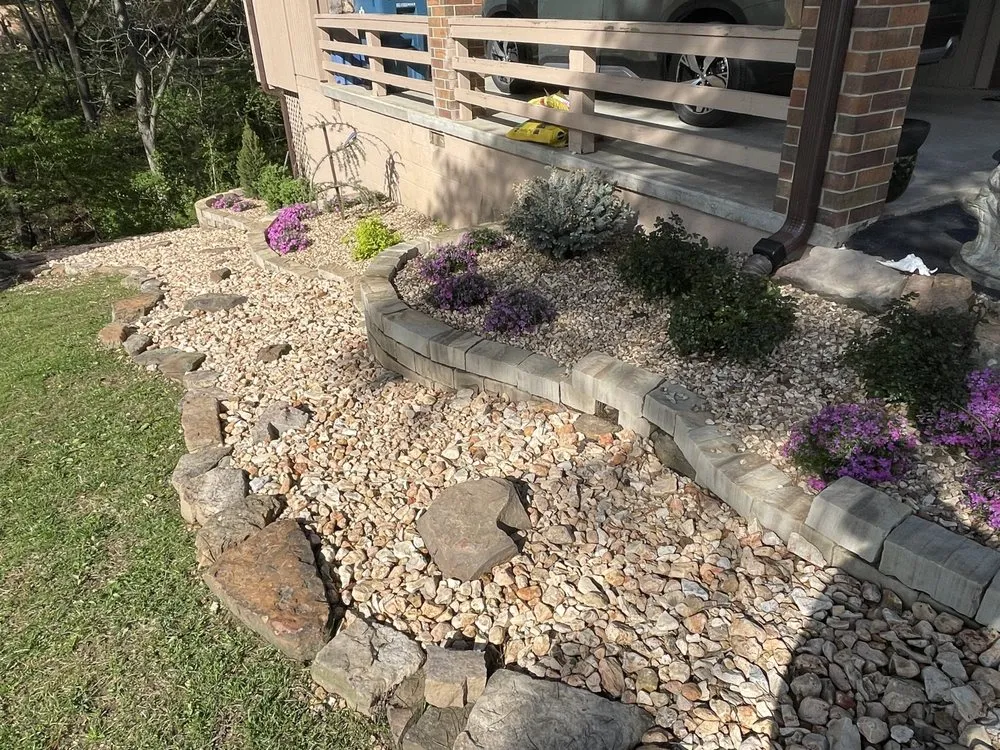 Local landscape design for homes in Lowell, AR by Cew Landscape