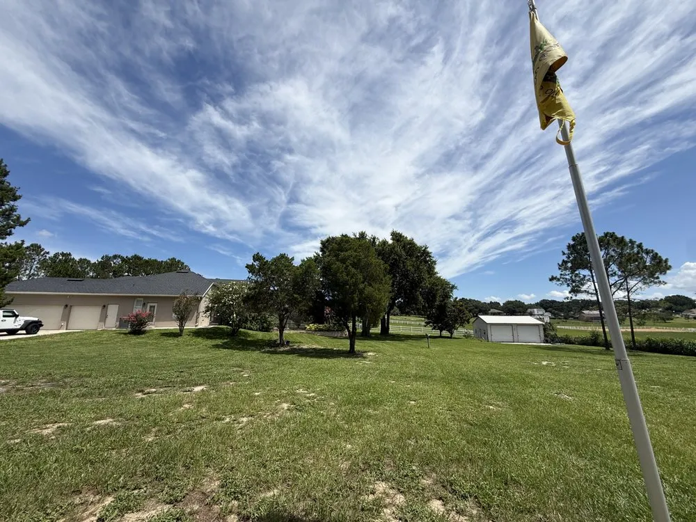 Custom landscape installation for homes in Montverde, FL by CF Lawn Care