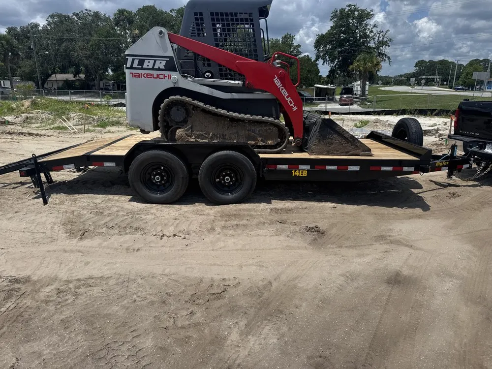 Reliable yard maintenance with custom design in Deltona, FL by CFL BOBCAT SERVICES