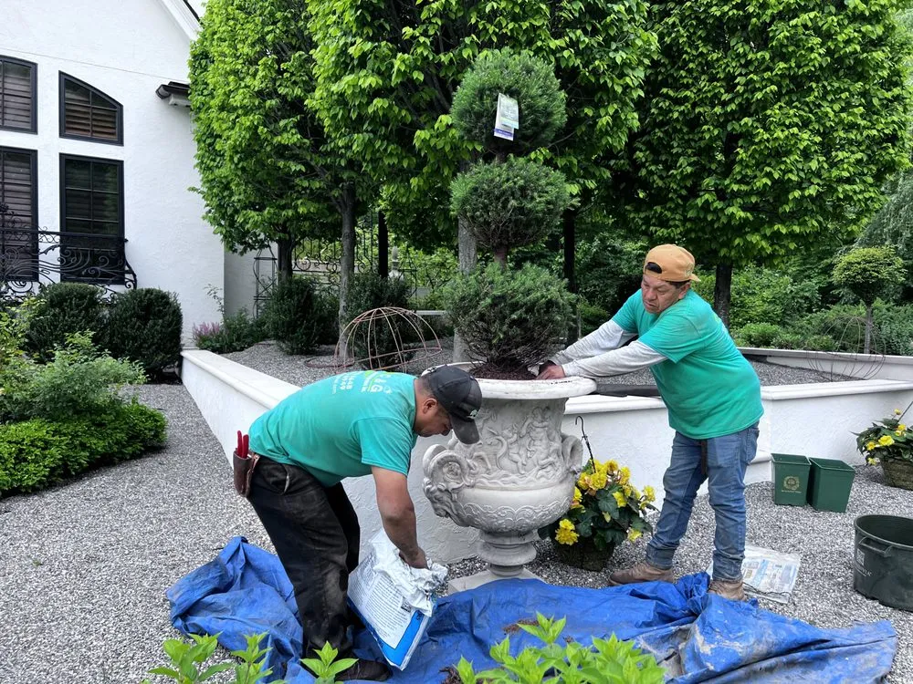 Trusted lawn care service with custom design in White Plains, NY by C&G Landscape Services