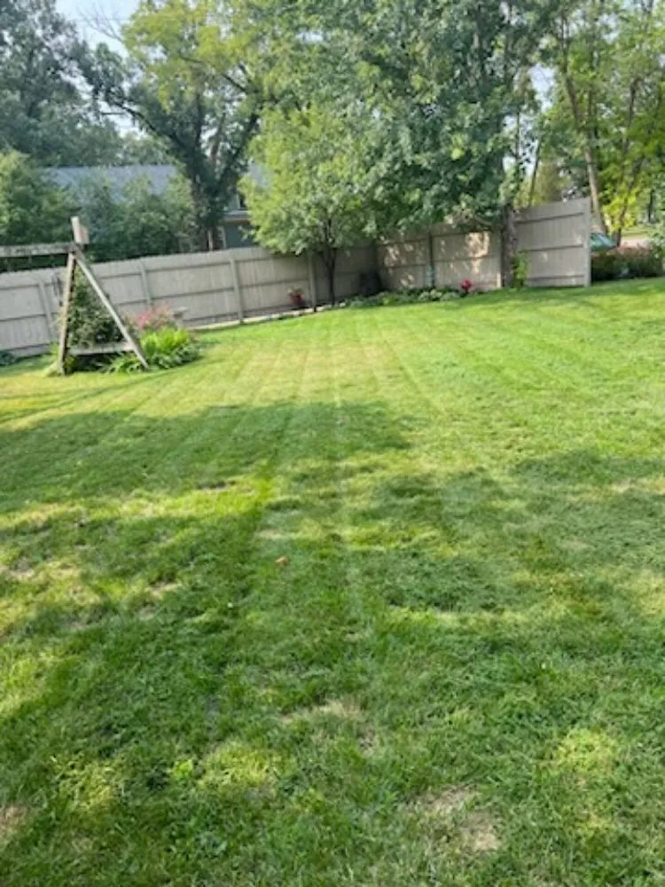 Custom landscape design in Little Falls, MN by CG Mowing