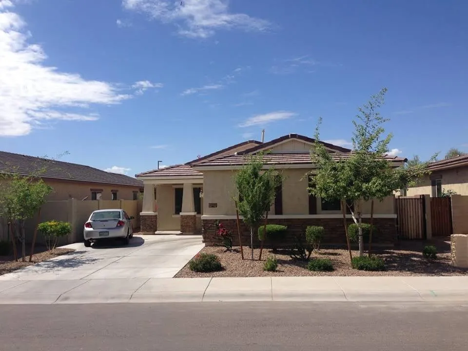 Expert lawn mowing service with custom design in Chandler, AZ by CGL Landscaping