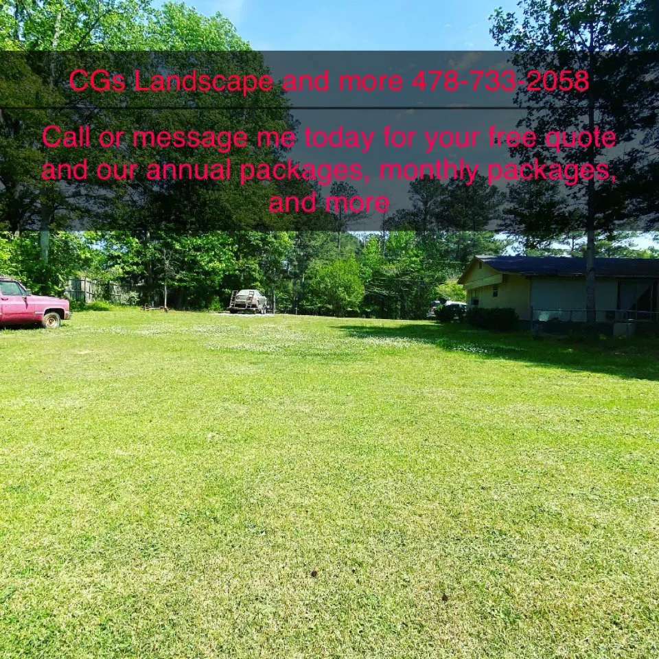 Trusted landscape design in Forsyth, GA by CGs landscaping and more