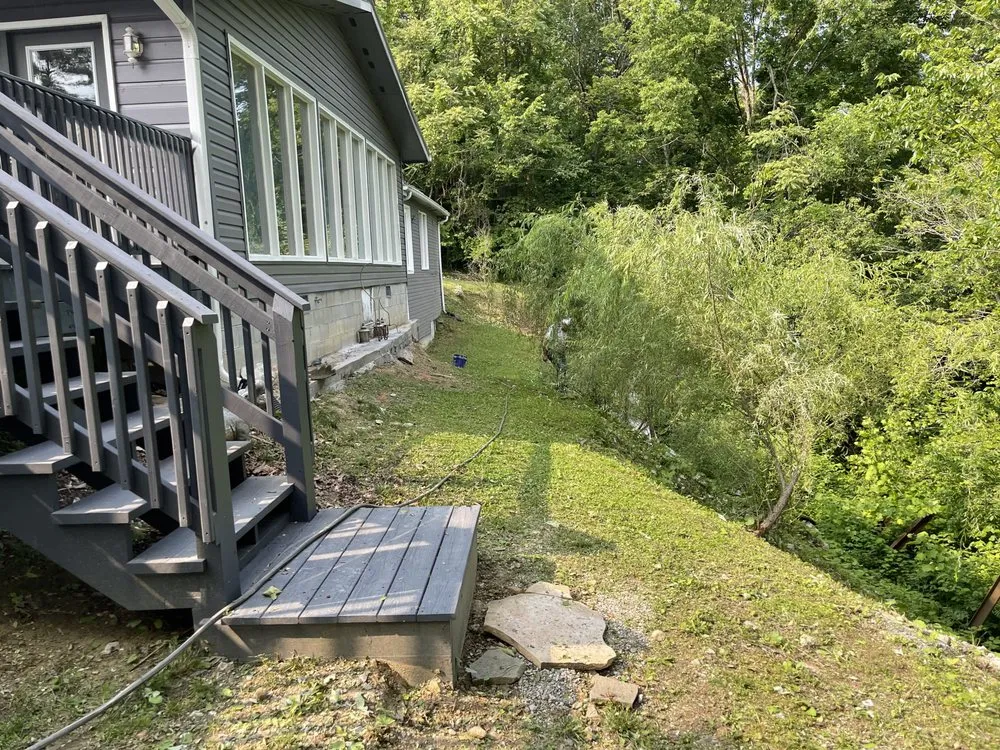 Expert garden landscaping in Leburn, KY by C&H Enterprises