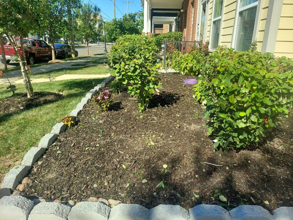 Local lawn mowing service with custom design in Silver Spring, MD by CH Landscape