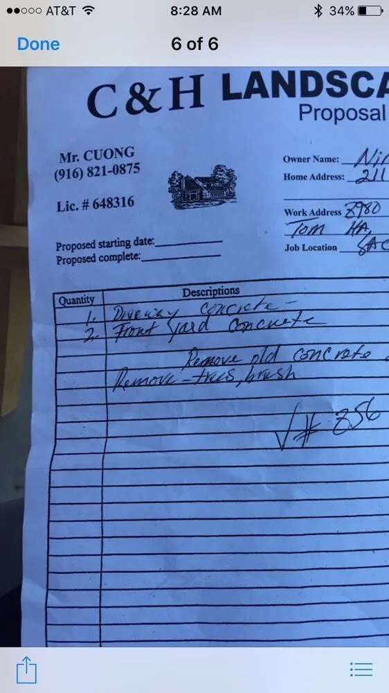 Top-rated outdoor landscaping for homes in Stockton, CA by C&H Landscape