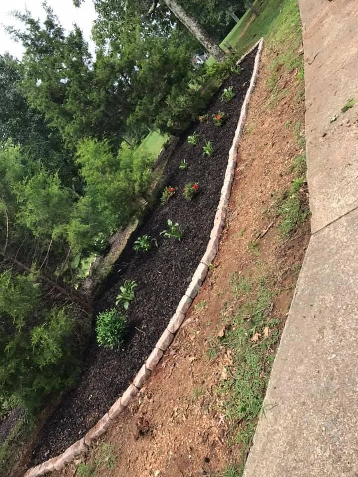 Local landscape installation with custom design in New Hope, AL by C&H Landscapes