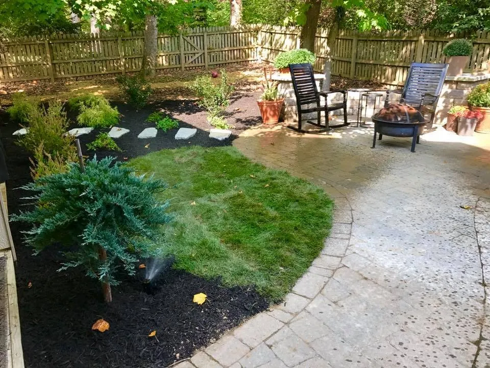 Top-rated landscape installation with custom design in Bloomington, IN by C&H Lawn & Landscaping