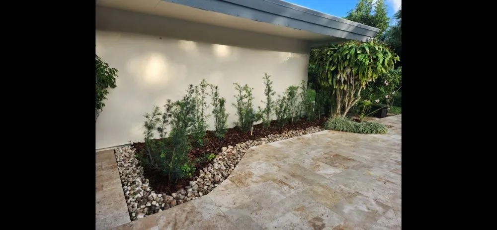 Affordable landscape design for homes in Miami, FL by CH Lawn Service