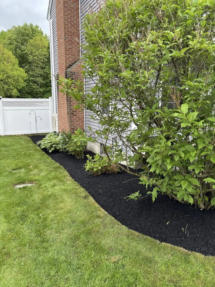 Local garden landscaping with custom design in Sterling, MA by Chace Hill Lawn Care
