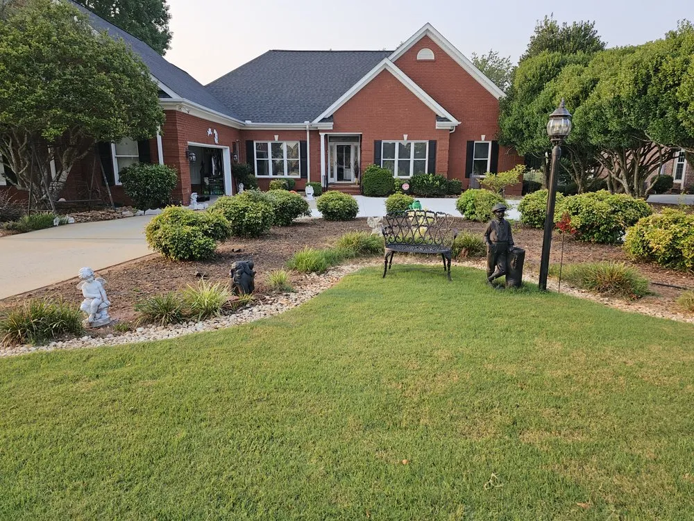 Professional garden landscaping in Williamston, SC by Chads Landscaping and Lawn Maintenance