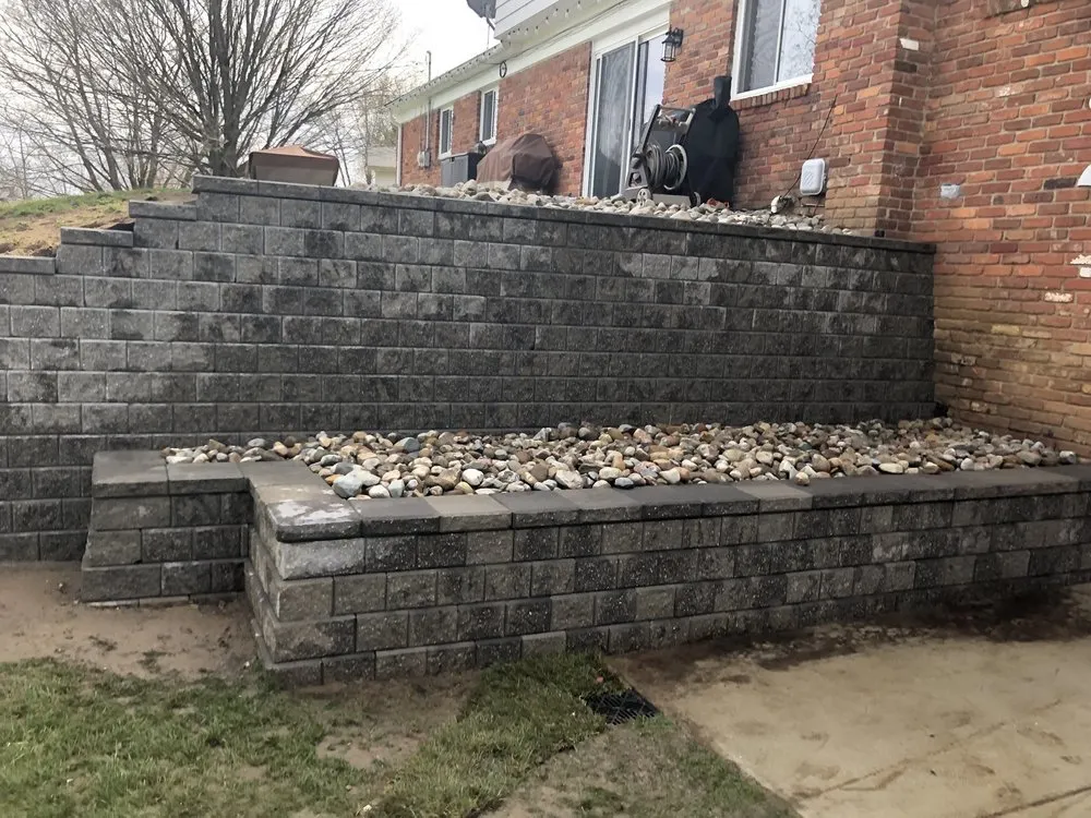 Custom landscape installation for beautiful yards in Waterford, MI by Chad's Landscaping