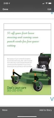 Chads Lawn Care Logo