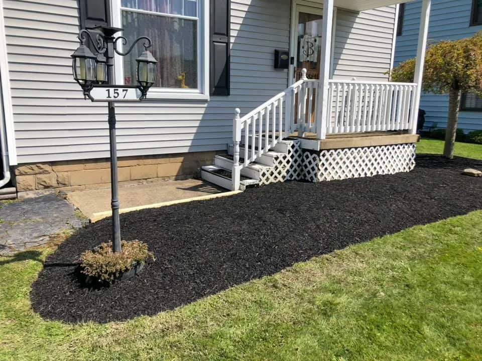 Custom landscape design for residential properties in Niles, OH by Chamberlain Lawn Care