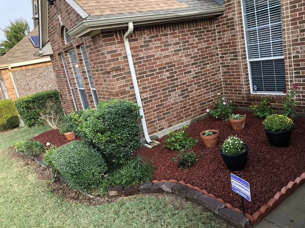 Affordable garden landscaping in Fort Worth, TX by Chameleon lawn care and landscaping