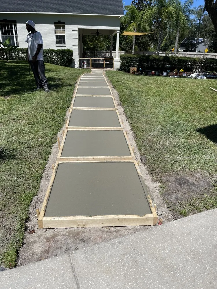 Affordable landscape installation near you in New Smyrna Beach, FL by Champ House