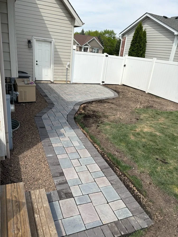 Professional landscape installation for beautiful yards in Valparaiso, IN by Champ Landscaping