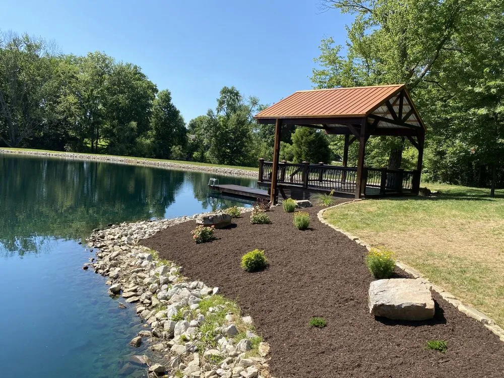 Custom lawn care service with custom design across Newburgh, IN - Champion Gardens