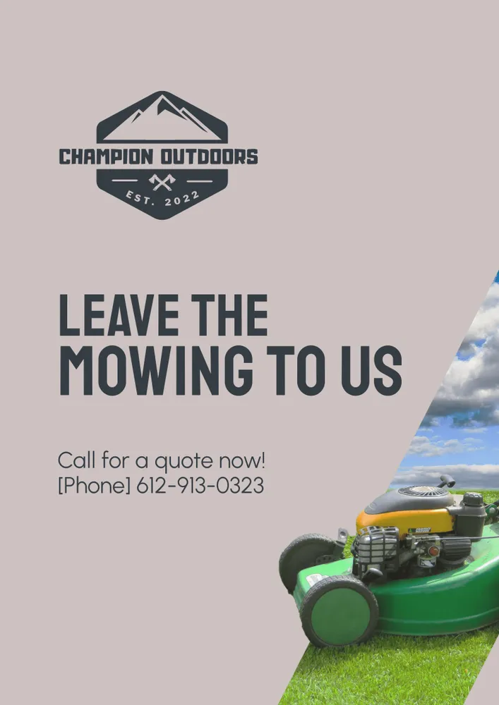 Trusted lawn care service experts serving Maple Lake, MN - Champion outdoors