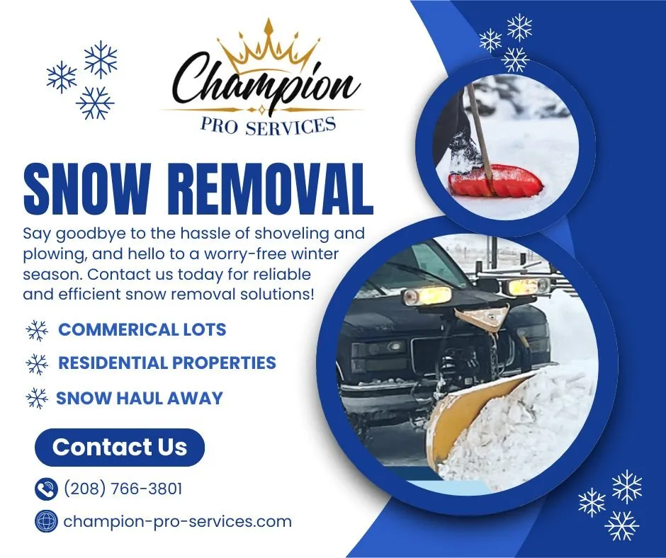 Custom yard maintenance with custom design in Malad City, ID by Champion Pro Services