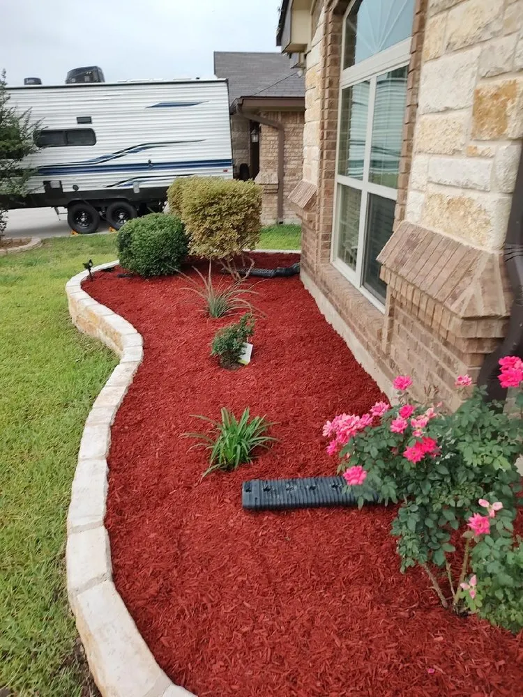 Professional garden landscaping for outdoor upgrades in Harker Heights, TX by Champions Lawn Care and More